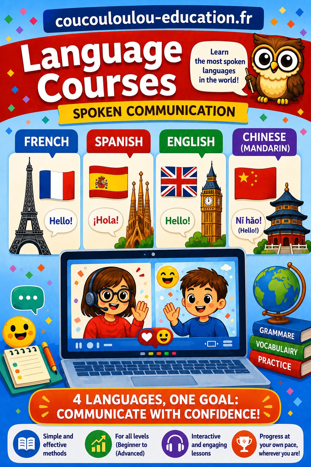 Language Courses - Coucou Loulou Education